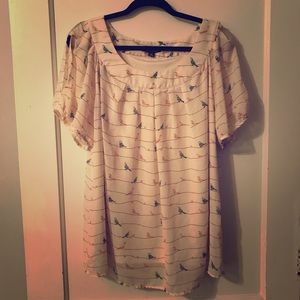 Birds on a Wire Blouse
